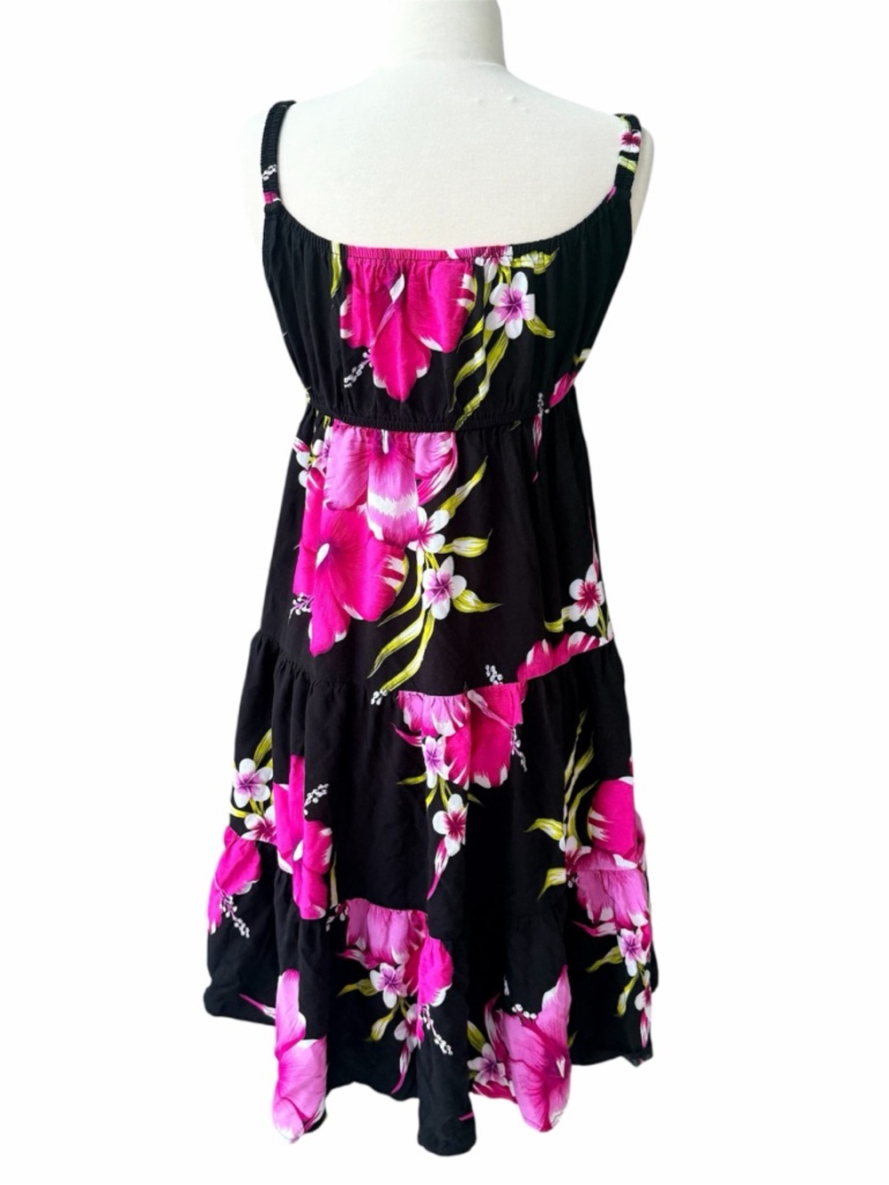 🌴ALOHA FASHION Hawaiian Floral Summer Dress - One Size - Tropical Resort